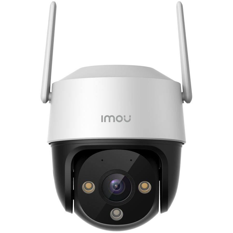 Imou Cruiser 2C, full color night vision Wi-Fi PT camera 5MP, rotation 355° pan & 90° Tilt, 1/3" CMOS, 25/30 FPS, H.265, 3.6mm Fixed lens, FOV 78°, IR up to 30m, 8x Zoom, 1x RJ45, Micro SD (256GB), Mic&Speaker, spotlight, 110dB Siren, IP66