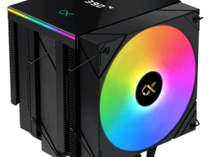 AK6 Dual Digital (Black, ARGB & Digital LED Panel Top Cover, 2PCS ARGB PWM Fan, Intel Backplate, Mini ARGB LED Controller)