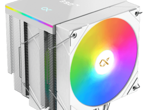 AK6 Dual Digital Arctic (WH, ARGB & Digital LED Panel Top Cover, 2PCS ARGB PWM Fan, Intel Backplate, Mini ARGB LED Controller)