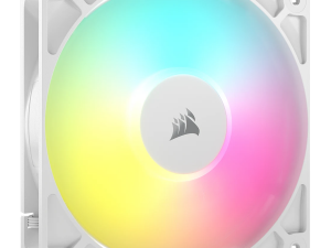 CORSAIR RS120 ARGB White, 120mm ARGB Fan, Single Pack