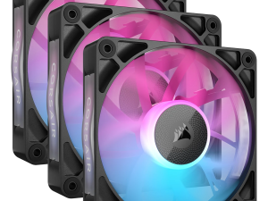 CORSAIR RX RGB Series, iCUE LINK RX120 RGB, 120mm RGB Fan, Triple Fan Kit