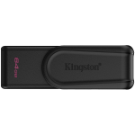 Kingston  64GB Portable USB 3.2 Gen 1 DataTraveler Exodia S (Black/Black)