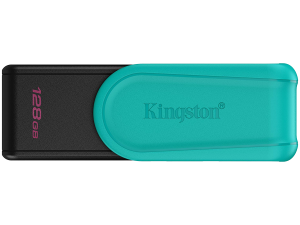 Kingston  128GB Portable USB 3.2 Gen 1 DataTraveler Exodia S (Black/Turquoise)