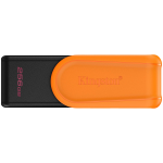 Kingston  256GB Portable USB 3.2 Gen 1 DataTraveler Exodia S (Black/Orange)