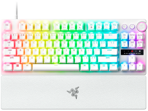 RAZER Huntsman V3 Pro Tenkeyless Gaming Keyboard - White - US Layout