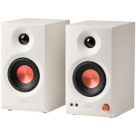 Edifier MR3 Active Studio Monitors, BT V5.4, RCA, AUX, 1-inch Tweeters, 3.5-inch Drivers, 36W (RMS), Tone Control Dials, White