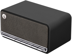 Edifier MP230 Bluetooth Speaker, BT V5.0, USB-C, AUX, TF Card, 2x 48mm Drivers, USB-C, 20W (RMS), Retro Black
