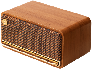 Edifier MP230 Bluetooth Speaker, BT V5.0, USB-C, AUX, TF Card, 2x 48mm Drivers, USB-C, 20W (RMS), Brown