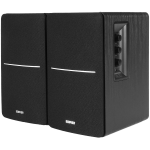 Edifier R1280DB 2.0 Bookshelf Speakers, BT V5.1, Optical, Coaxial, RCA, 0.5-inch Tweeters, 4-inch Drivers, 42W (RMS), Control Knobs and Remote Control, Black