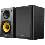 Edifier R1000T4 2.0 Bookshelf Speakers, RCA, 0.5-inch Tweeters, 4-inch Drivers, 24W (RMS), Control Buttons, Black