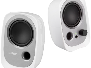 Edifier R12U 2.0 Audio System, USB, AUX, 2.25-inch Drivers, 4W (RMS), Volume Control, White