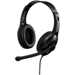 Edifier K800 USB Over-Ear Headphones, 40mm Drivers, Noise-Cancelling Microphone, Inline controls, Black