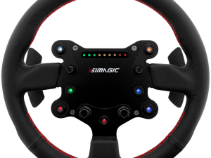 SIMAGIC GT‑Style GTS Steering Wheel for GT Simulation, suede finish