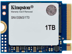 Kingston 1TB NV3 SSD M.2 2230 PCIe 4.0 NVMe, Read: 6,000/ Write: 4,000MB/s