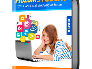 Mozaik STUDENT license for all platform, for one student, 1 year