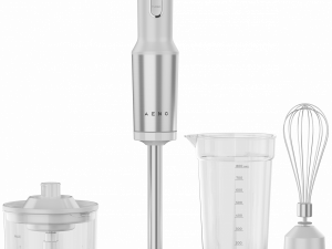 Hand Blender, 1200W in CB, White, Tiger Teeth Cutter, Whisk, Food Processor, Cup