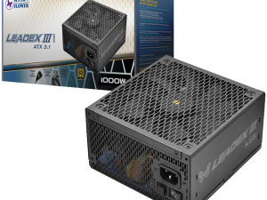 Super Flower Leadex III Gold 1300W ATX 3.1, 80 Plus Gold, Fully Modular, Flat Black Cables, 140mm Fan, 150mmx150mmx86mm, 7 Year Warranty