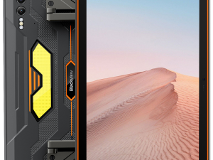 Blackview Rugged Tab Active 10 Pro 10.95-inch FHD+IPS 1920x1200 90Hz Corning 3th 12GB/512GB MT6878 Octa-core 2.5GHz 50MP Front/108MP+20MP Rear Camera infared nught vision 30000mAh NO Charging Android 14 up to 15 NFC Camping lights MIL-STD-810H Orange