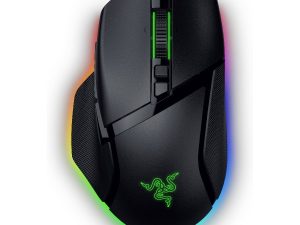 Razer Basilisk V3 Pro 35K, Gaming Mouse, Black, Razer HyperSpeed Wireless, Razer Chroma™ RGB, Focus Pro 35K Optical Sensor Gen-2, 35K DPI, 90-million Clicks, 4-Way Razer™ HyperScroll Tilt Wheel