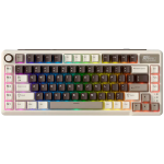 ROYAL KLUDGE RK L75 Mocha Grey Gaming Keyboard Cream switch