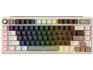 ROYAL KLUDGE RK L75 Mocha Grey Gaming Keyboard Cream switch