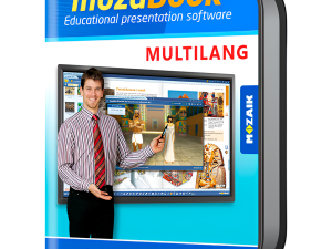 mozaBook MULTILANG - 40 languages / one device/ 1 Yearinteractive educational presentation software for teachers