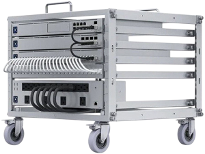 UniFi open frame 6U mobile rack, tool less