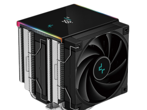 DeepCool AK620 DIGITAL SE, CPU Air Cooler, 2x120mm PWM Fans, 6 Heatpipes, Black, LGA2066/2011-v3/2011/1851/1700/1200/115x, AMD AM5/AM4, 129x138x161 mm(LxWxH), R-AK620-BKADMN-GJD, 3Y