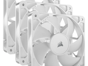 CORSAIR RS120 White, 120mm Fan, Triple Pack