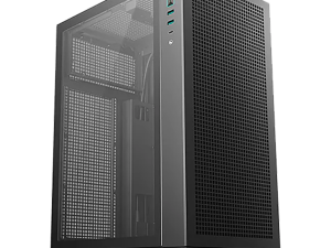 DeepCool CH170 PLUS, Mini Tower, Mini-ITX/Micro-ATX, 2xUSB3.0, 1xType-C Gen 2, 1xAudio/Mic, Mesh Panel, Black, R-CH170-BKNGM0-G, 2Y