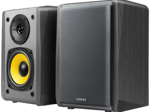 Edifier R1010BT Bookshelf Speakers, Bluetooth V5.1, Dual RCA Inputs, 4-inch Mid-Bass Drivers 0.5-inch Tweeters, 24 W RMS, Black