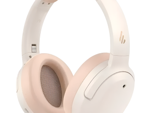 Edifier W820NB Plus v2025 Wireless Over-Ear Headphones, 40mm Dynamic Titanium-Coated Drivers, BT V6.1, ANC, Hi-Res Audio Certification, Up To 88H Battery, USB-C, Ivory