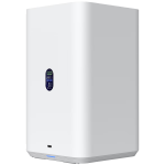 Ubiquiti UniFi  UNAS-2-W-EU Network Attached Storage with (2) 3.5inch HDD bays, 2.5 GbE networking, USB-C connectivity, and an included PoE++ adapter, all in a compact footprint