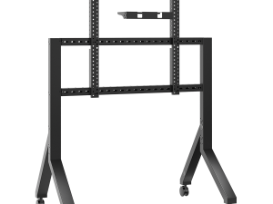 ONKRON Mobile TV stand for 70"-110" Screens up to 125 kg, Black