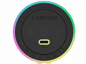 CANYON Magnetic BT speaker OnMove 13 5W Black