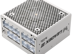 Super Flower Leadex III Gold 1300W ATX 3.1 80 Plus Gold, Fully Modular, Flat White Cables, 140mm Fan, White, 7 Year Warranty
