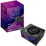 Asrock PG-1300G, 1300W, 80 Plus Gold, Fully Modular PSU, Japanese Capacitors, 2x EPS 12V CPU(4+4pin), 2x PCIe5.1 (12+4pin), 6x PCIe (6+2pin), 3x 4-pin connectors, 9x SATA, OCP, SCP, OVP, UVP, OTP, OPP protections, 135 mm Axial Fan, ATX 3.1