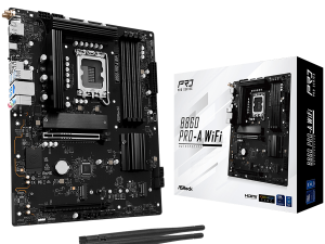 ASROCK B860 PRO-A WIFI, Socket 1851, 4x DDR5, WiFi, Bluetooth, ATX