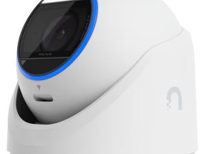 Ubiquiti UVC-G6-Pro-Turret-W All-weather tamper-resistant 4K PoE+ camera with a Multi-TOPS AI engine, 2.36x optical zoom, and a large 1/1.2" CMOS sensor for exceptional low-light clarity and long-range IR night vision