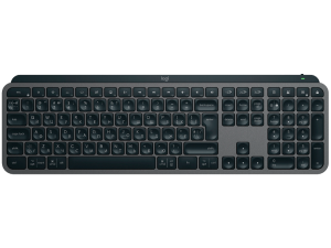 LOGITECH MX Keys S Plus Bluetooth Illuminated Keyboard with Palm Rest - GRAPHITE - US INT'L