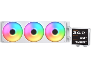 COUGAR Poseidon Vistek Pro ARGB 360 AiO Liquid Watercooling - White