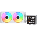 COUGAR Poseidon Vistek Pro ARGB 240 AiO Liquid Watercooling - White