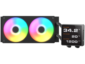 COUGAR Poseidon Vistek Pro ARGB 240 AiO Liquid Watercooling - Black