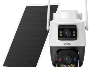 Imou AOV Dual Battery Camera-Kit 10MP, Wi-Fi 2.4GHz + 4G, Dual 5MP+5MP, 3.6mm fixed and 3.6mm PT Lens, FOV 76(H), IR up to 25m, Built-in Mic & Speaker, 10000mAh Battery, Solar Panel, Micro SD up to 512GB, AI Human and Vehicle Detection