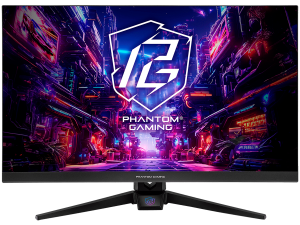 Asrock Gaming Monitor, 27" FHD(1920x1080) IPS, 180 Hz, 123 sRGB, 1100:1, 450 cd/m, 178/178, 1ms (MPRT), Flicker-free, 2x 2W Speakers, 2x HDMI 2.0, 1x DP 1.2, 1x Audio Jack (3.5mm), 3Y