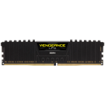 CORSAIR DDR4, 3200MHz 16GB 1x16GB Dimm, Unbuffered, Dual Rank, 16-20-20-38, XMP 2.0, Vengeance LPX black Heatspreader, Black PCB, 1.35V