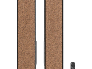 F&D T-68X 2.0 Floorstanding Speakers, 140W RMS ( 70Wx2), 1'' Tweeter + 4'' Speakers + 8'' Subwoofer for each channel, BT 5.3/Optical/COAXIAL/AUX/USB/Karaoke function/LED Display/Remote control/Microphone/Wooden, Touch buttons, Black