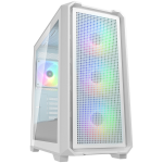 COUGAR MX600 Mini V2 RGB PC Case, Mini Tower, White