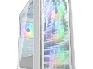COUGAR MX600 Mini V2 RGB PC Case, Mini Tower, White