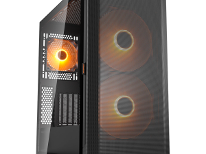 COUGAR AIRFACE FLO RGB PC Case, Mid Tower, Black